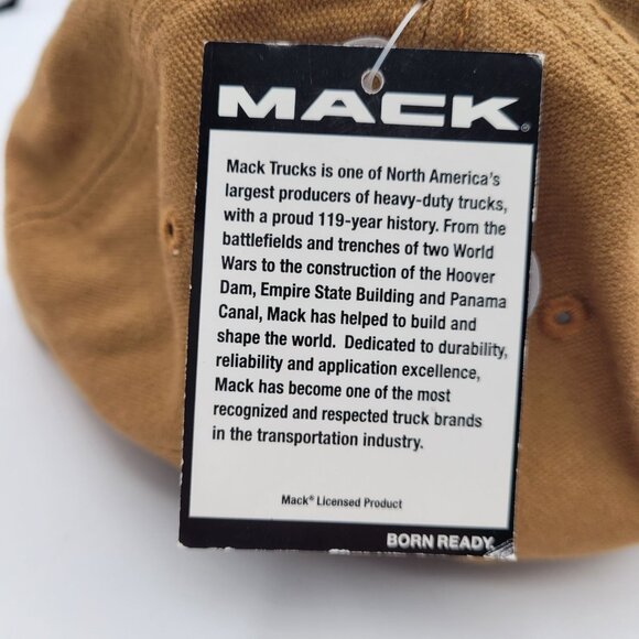 H3 Headwear MACK Truck Bulldog Embroidered Canvas Snap Back Hat Men's Cap One Sz - Picture 13 of 14